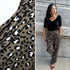 My Dress Made - 'Mara Leopard Flame' Viscose Blend